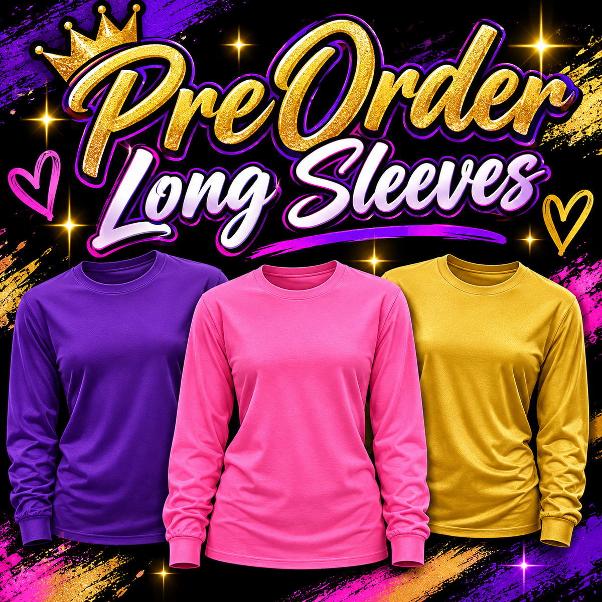 *PreOrder Long Sleeves*