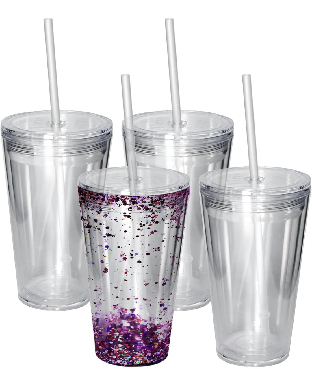 16oz Snowglobe Tumbler (Tapered)