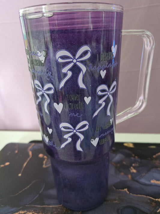 40oz Purple Mica Self Love