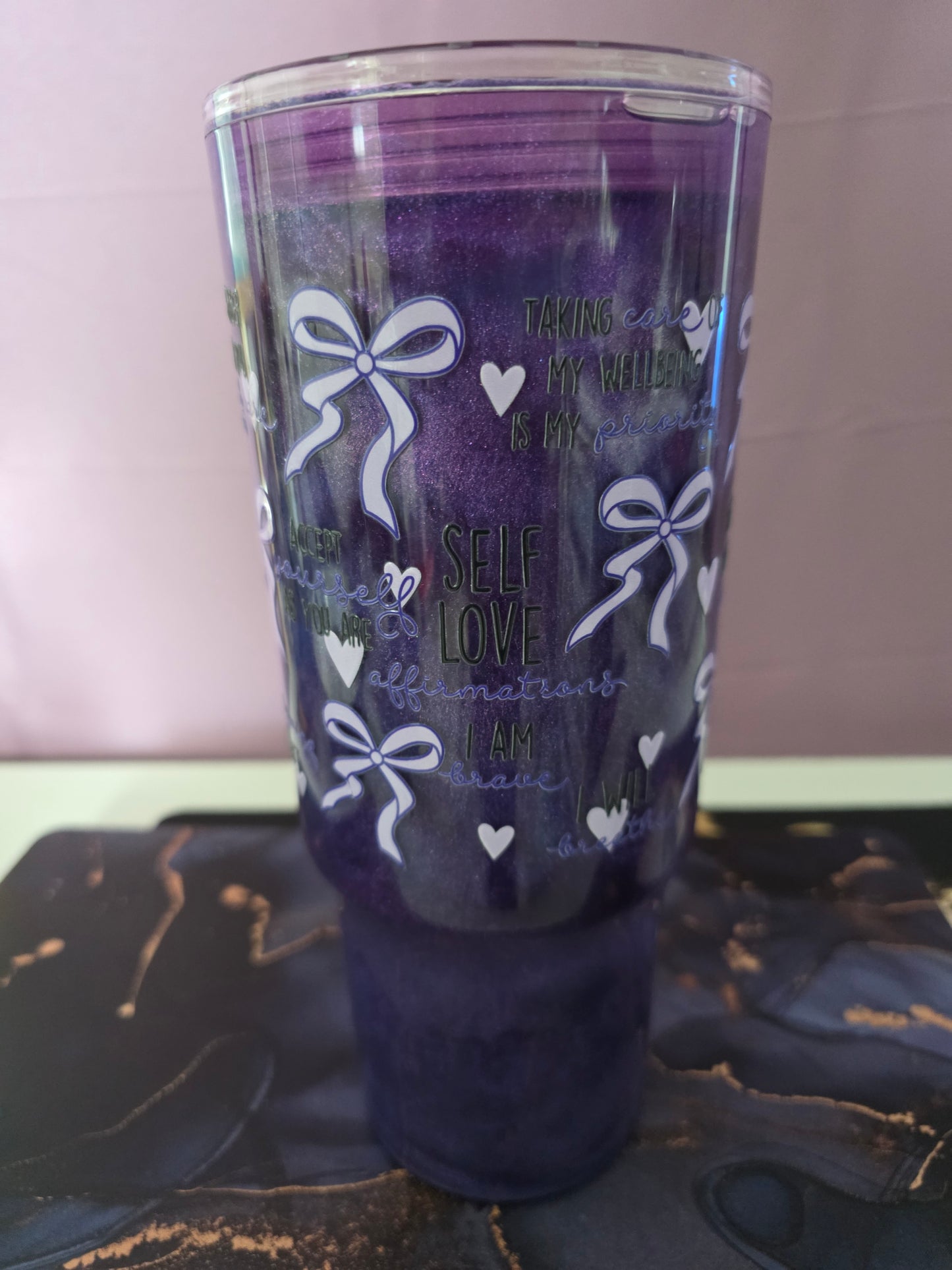 40oz Purple Mica Self Love