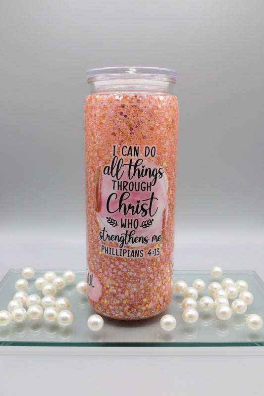 20oz w/handle All Things Thru Christ