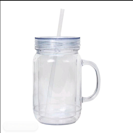 20oz Acrylic Mason Jar