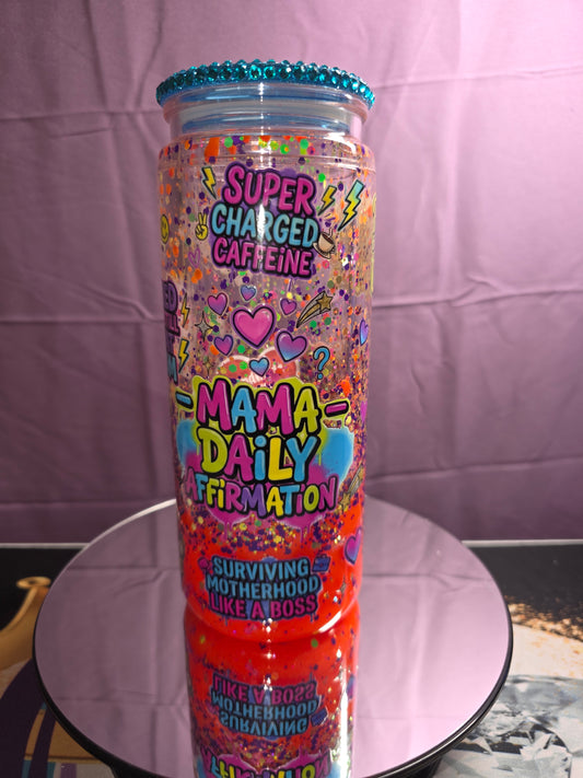 20oz w/handle Lava Mama Daily Affirmations