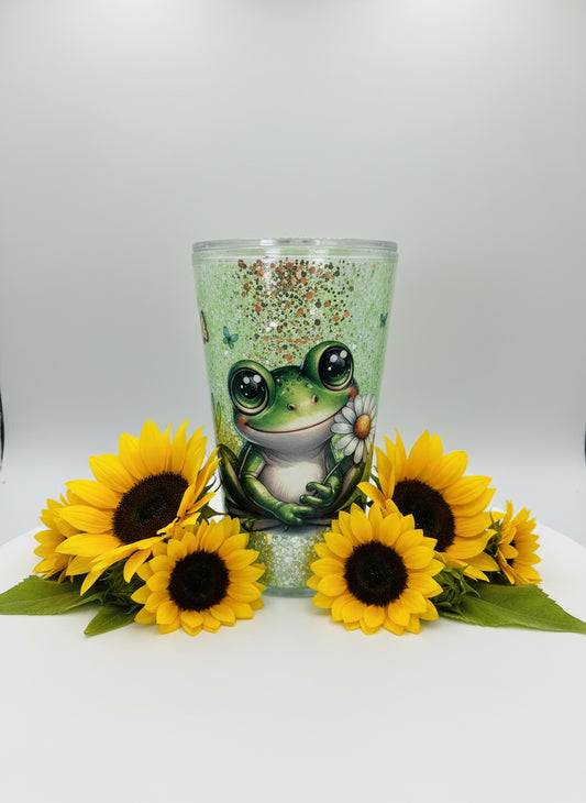 Froggie Snow Globe Tumbler